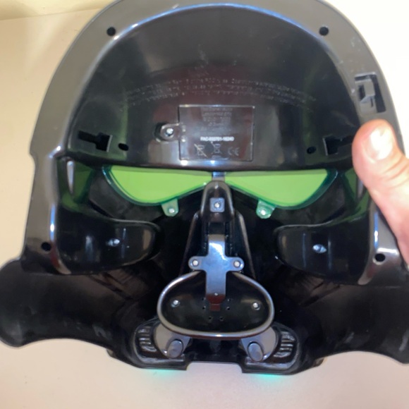 Star Wars Black and Green Kids Costume Helmet - Picture 8 of 9
